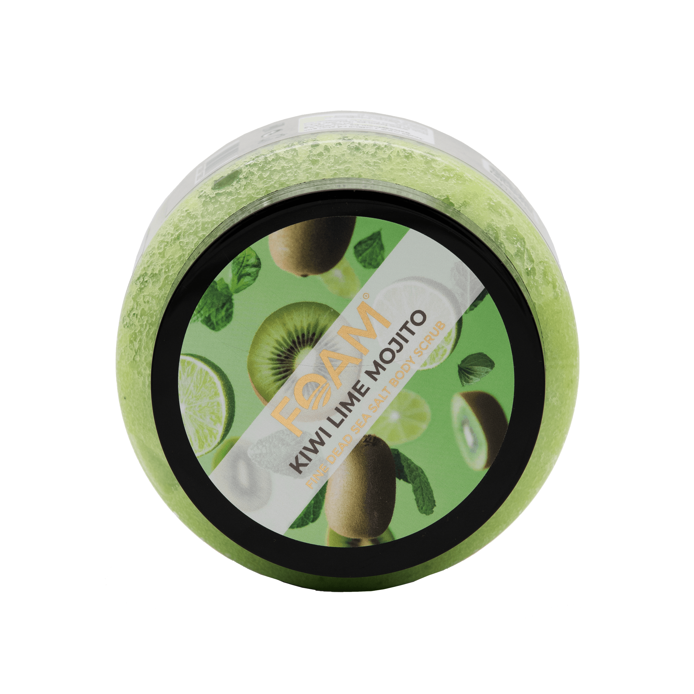 Kiwi Lime Mojito Fine Dead Sea Salt body scrub 650g