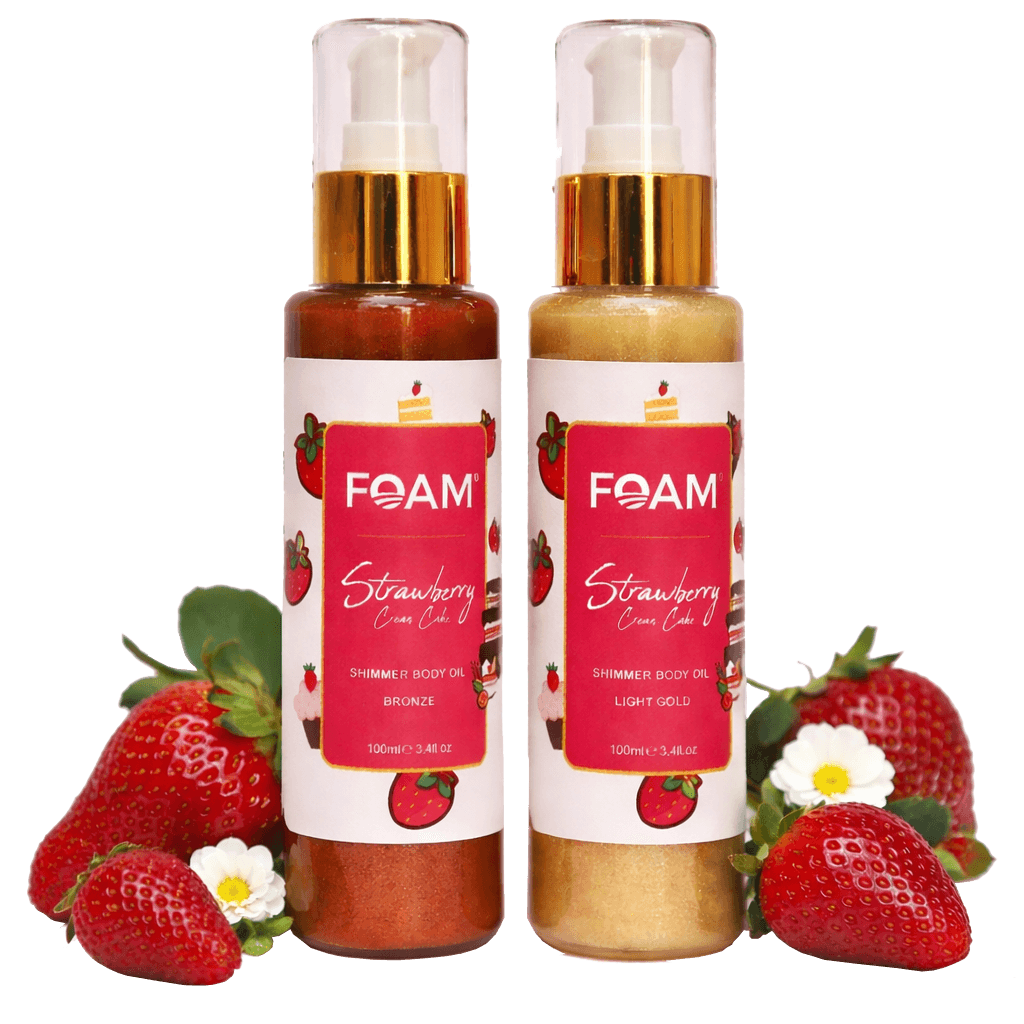 Strawberry Cream Cake Shimmer Body Oil