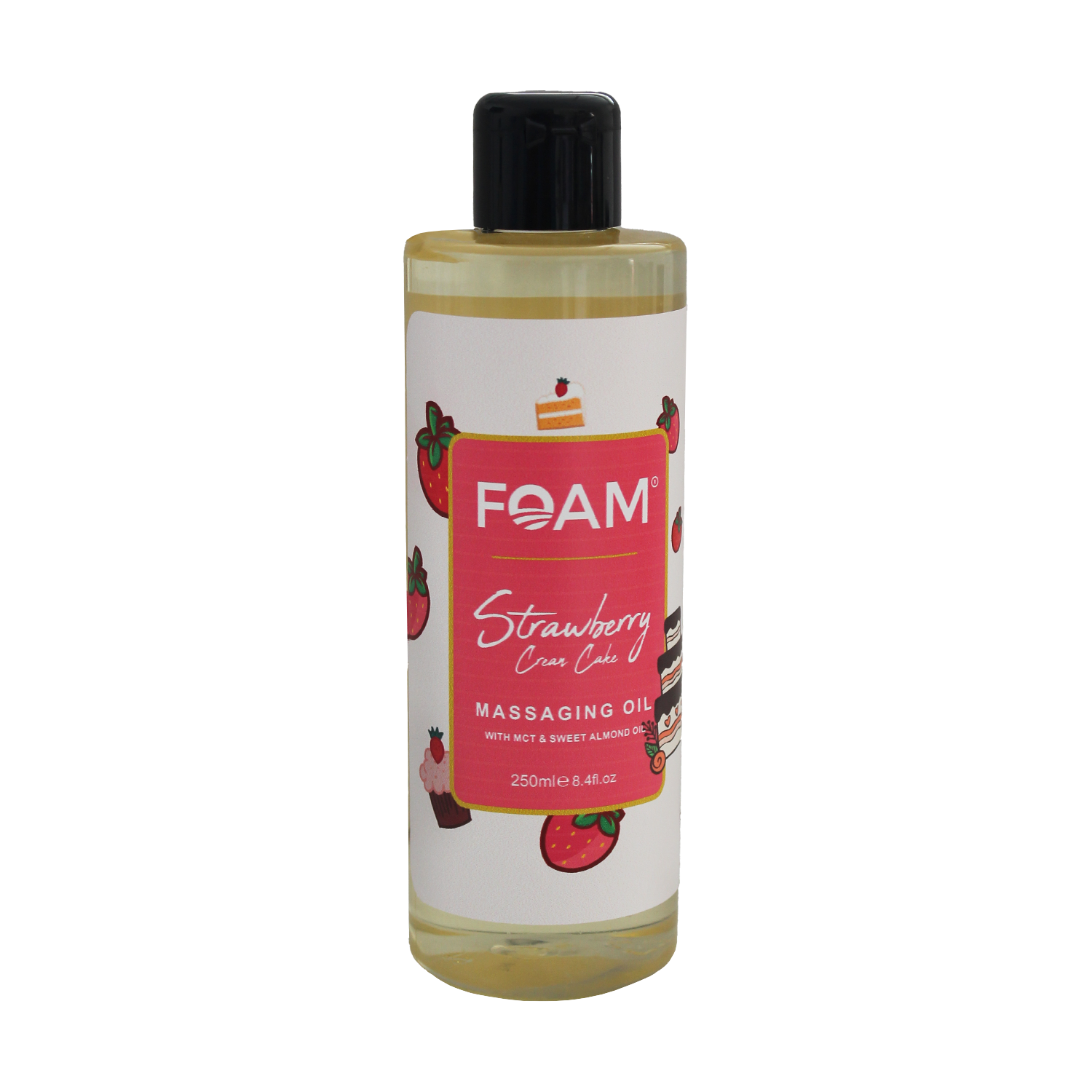 Strawberry cream cake Massaging oil 250ml